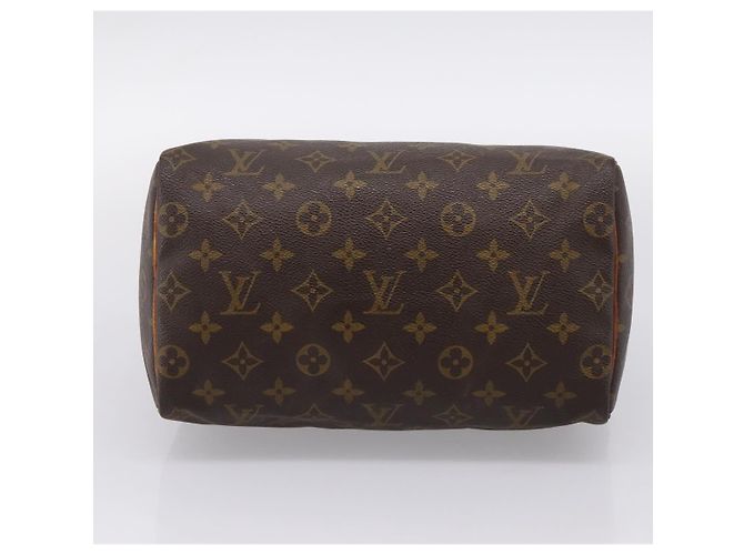 Borsa a mano LOUIS VUITTON Monogram Speedy 25 M41528 LV Auth 196417 Monogramma - vista 5