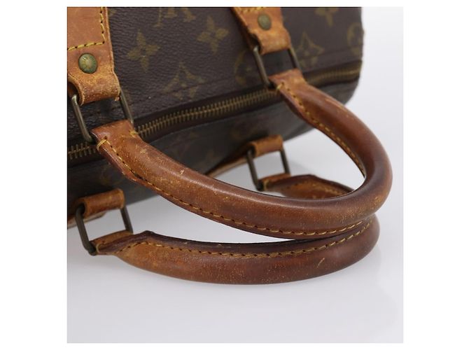 Borsa a mano LOUIS VUITTON Monogram Speedy 25 M41528 LV Auth 196417 Monogramma - vista 7