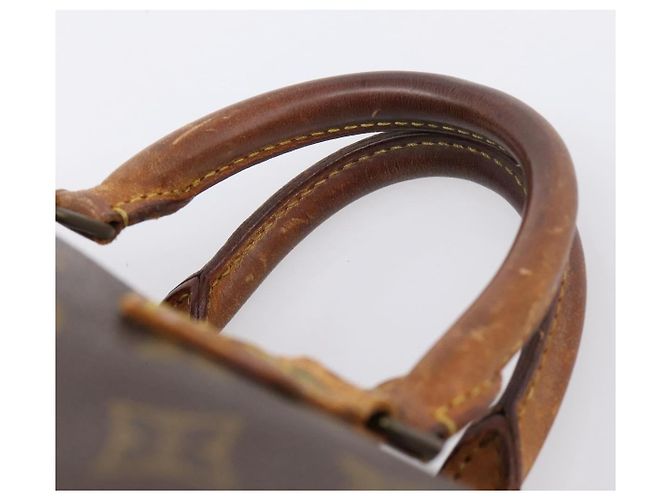 Borsa a mano LOUIS VUITTON Monogram Speedy 25 M41528 LV Auth 196417 Monogramma - vista 8