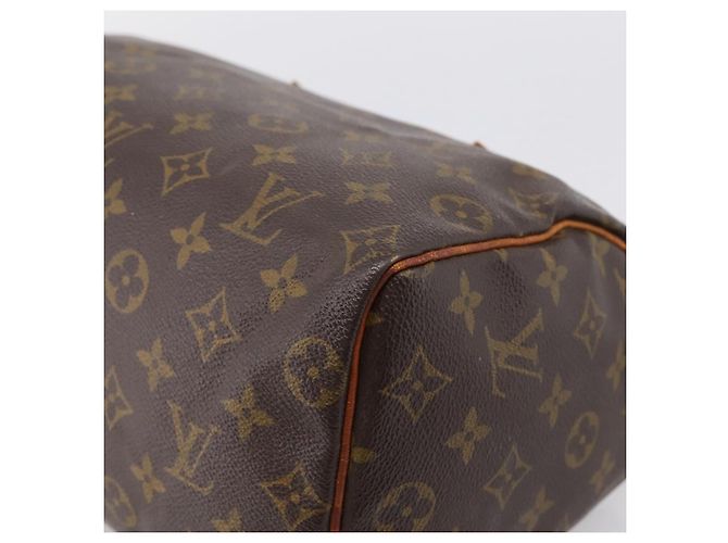 Borsa a mano LOUIS VUITTON Monogram Speedy 25 M41528 LV Auth 196417 Monogramma - vista 9