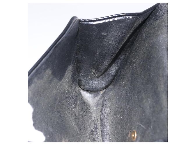 Bolso de hombro Christian Dior Trotter Canvas Navy Gold Auth BA15128 Dorado Azul marino - vista 21