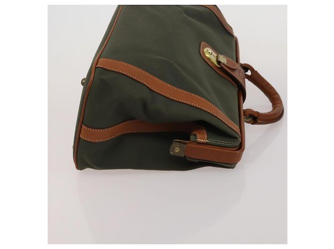 Borsa da lavoro BURBERRY in pelle e tela set da 4 Khaki Black Auth 190008 - vista 10