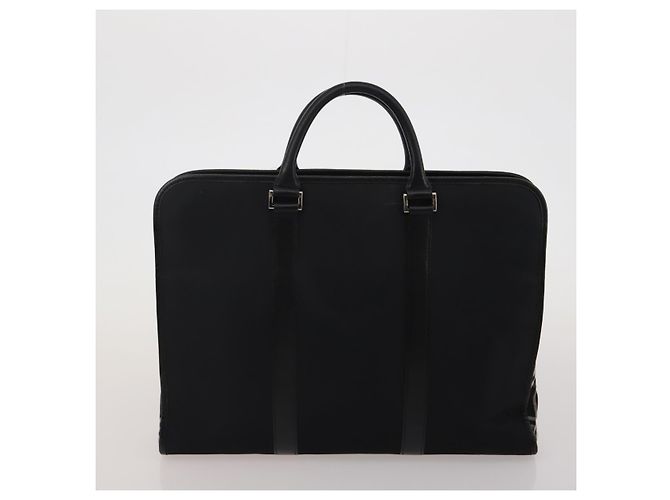 Borsa da lavoro BURBERRY in pelle e tela set da 4 Khaki Black Auth 190008 - vista 15
