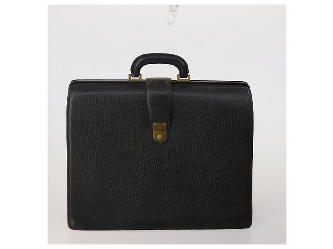 Borsa da lavoro BURBERRY in pelle e tela set da 4 Khaki Black Auth 190008 - vista 2