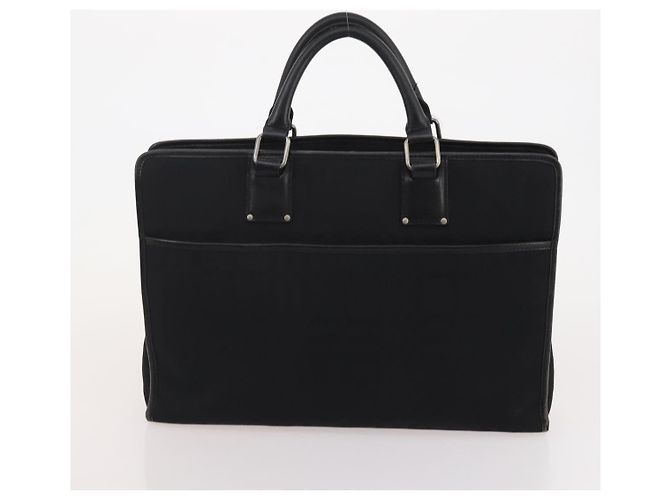 Borsa da lavoro BURBERRY in pelle e tela set da 4 Khaki Black Auth 190008 - vista 21