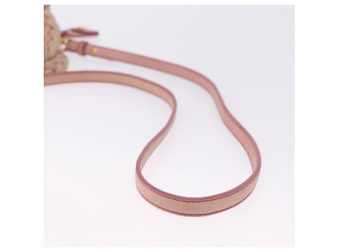 Borsa Miu Miu Matelassé Vitellolux in pelle 2way Rosa Tono Oro Auth 198354 - vista 9