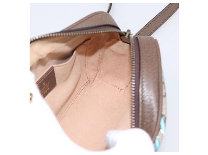 GUCCI GG Supreme Disney Donald Shoulder Bag PVC Beige 648124 Auth BA14784SAM - view 17