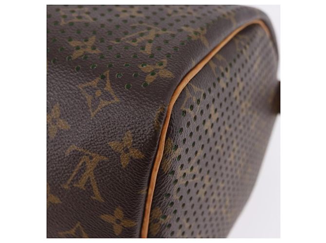 LOUIS VUITTON Monogram Perfo Speedy 30 Hand Bag Green M95181 LV Auth 195957V Verde Monogramma - vista 16