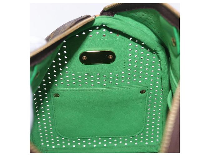 LOUIS VUITTON Monogram Perfo Speedy 30 Hand Bag Green M95181 LV Auth 195957V Verde Monogramma - vista 20