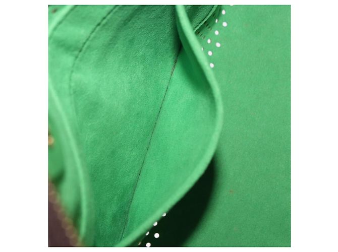 LOUIS VUITTON Monogram Perfo Speedy 30 Hand Bag Green M95181 LV Auth 195957V Verde Monogramma - vista 22