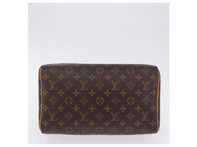 LOUIS VUITTON Monogram Perfo Speedy 30 Hand Bag Green M95181 LV Auth 195957V Verde Monogramma - vista 5