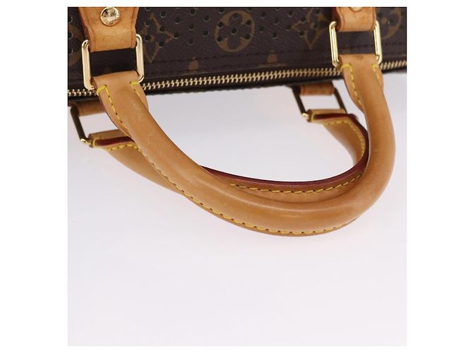 LOUIS VUITTON Monogram Perfo Speedy 30 Hand Bag Green M95181 LV Auth 195957V Verde Monogramma - vista 7