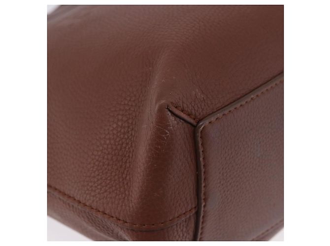 BURBERRY Tote Bag aus Leder, braun, authentisch ka5716 - Ansicht 10