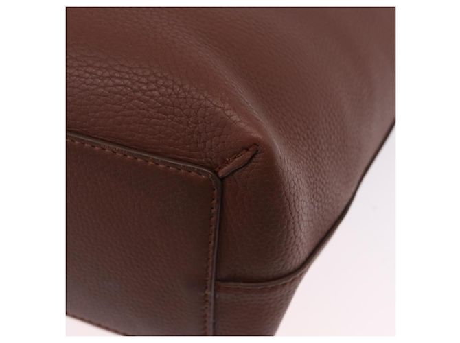 BURBERRY Tote Bag aus Leder, braun, authentisch ka5716 - Ansicht 13