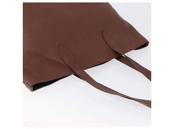 BURBERRY Tote Bag aus Leder, braun, authentisch ka5716 - Ansicht 6