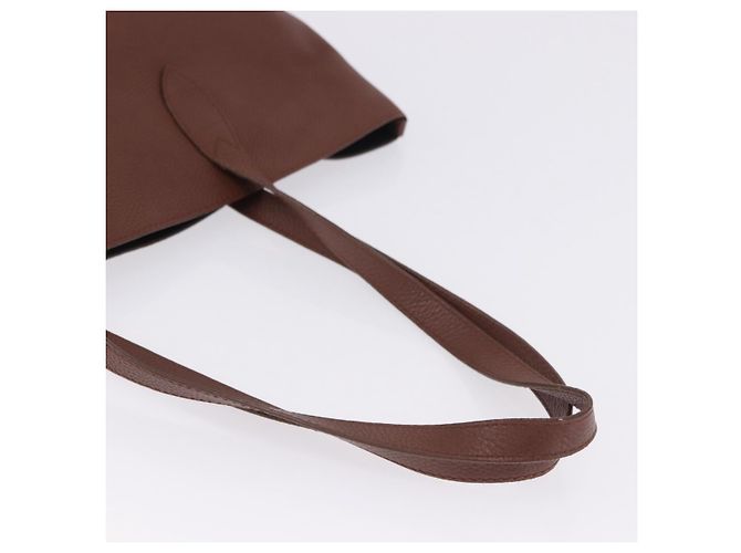 BURBERRY Tote Bag aus Leder, braun, authentisch ka5716 - Ansicht 7