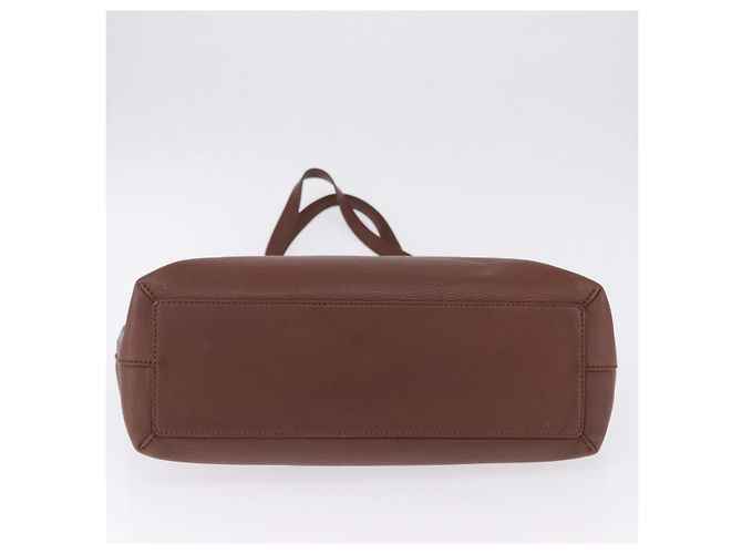 BURBERRY Tote Bag aus Leder, braun, authentisch ka5716 - Ansicht 9