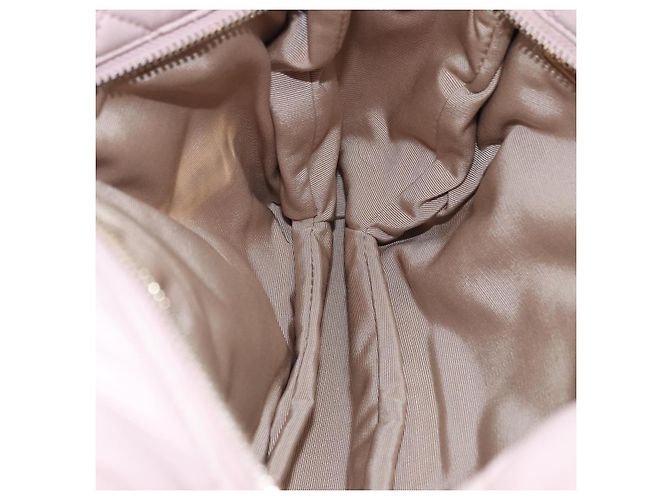 Borsa a tracolla Salvatore Ferragamo Vala Chain in pelle rosa tono oro Auth 198526A - vista 21