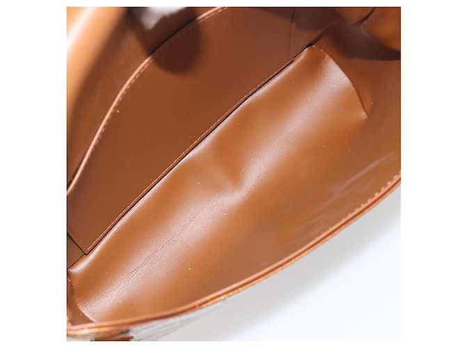 LOUIS VUITTON Monogram Vernis Thompson Street Bag Bronze M91124 LV Auth ka5722 Bronce - vista 11