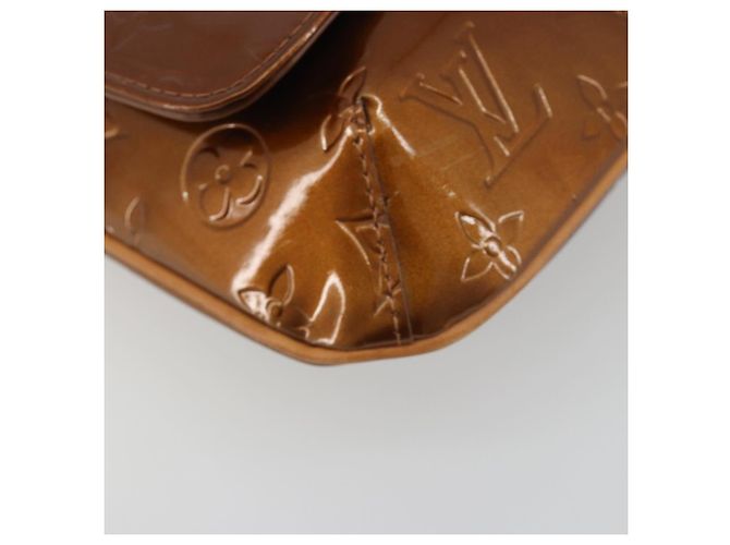 LOUIS VUITTON Monogram Vernis Thompson Street Bag Bronze M91124 LV Auth ka5722 Bronce - vista 15