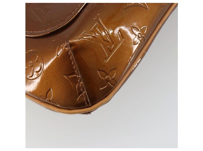 LOUIS VUITTON Monogram Vernis Thompson Street Bag Bronze M91124 LV Auth ka5722 Bronce - vista 17