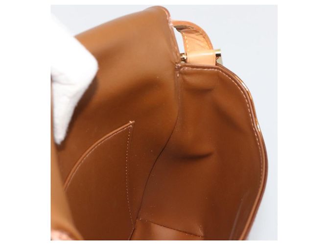 LOUIS VUITTON Monogram Vernis Thompson Street Bag Bronze M91124 LV Auth ka5722 Bronce - vista 21
