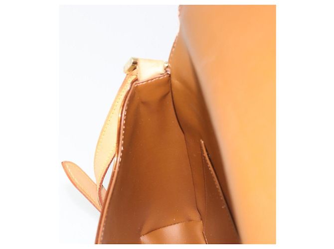 LOUIS VUITTON Monogram Vernis Thompson Street Bag Bronze M91124 LV Auth ka5722 Bronce - vista 22