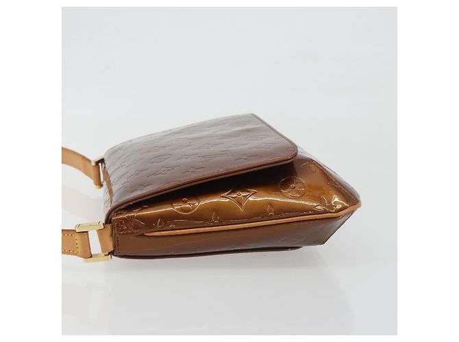 LOUIS VUITTON Monogram Vernis Thompson Street Bag Bronze M91124 LV Auth ka5722 Bronce - vista 4