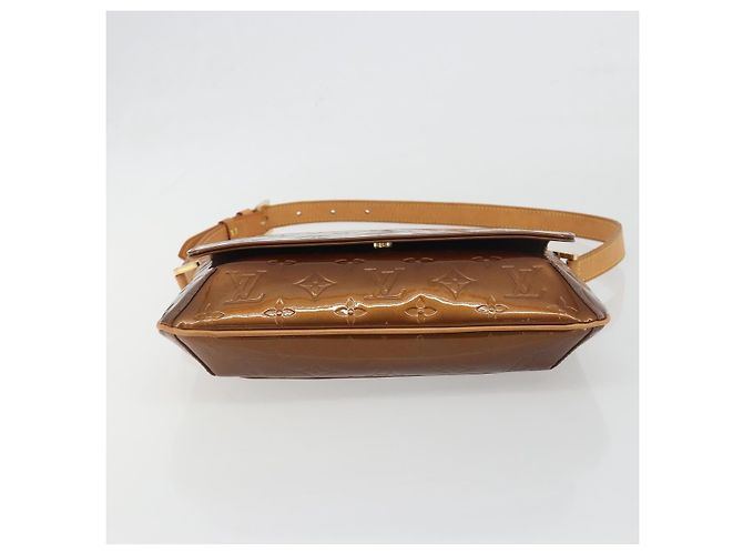 LOUIS VUITTON Monogram Vernis Thompson Street Bag Bronze M91124 LV Auth ka5722 Bronce - vista 5