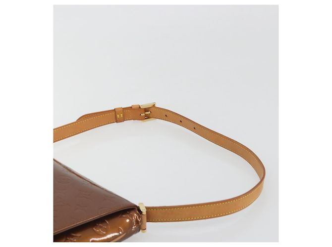 LOUIS VUITTON Monogram Vernis Thompson Street Bag Bronze M91124 LV Auth ka5722 Bronce - vista 8