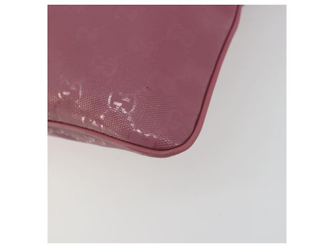 Borsa a tracolla GUCCI GG Implementation PVC Pelle Viola Oro 201446 Auth 198663A Porpora - vista 10