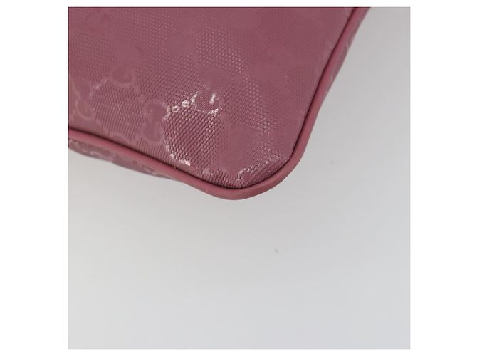 Borsa a tracolla GUCCI GG Implementation PVC Pelle Viola Oro 201446 Auth 198663A Porpora - vista 11