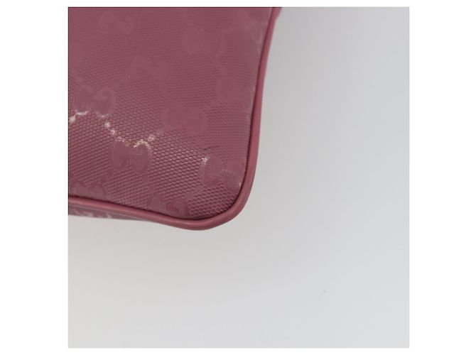 Borsa a tracolla GUCCI GG Implementation PVC Pelle Viola Oro 201446 Auth 198663A Porpora - vista 12