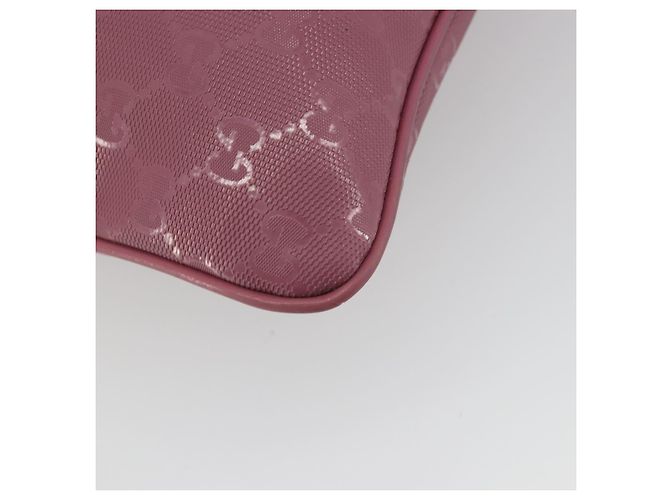 Borsa a tracolla GUCCI GG Implementation PVC Pelle Viola Oro 201446 Auth 198663A Porpora - vista 13