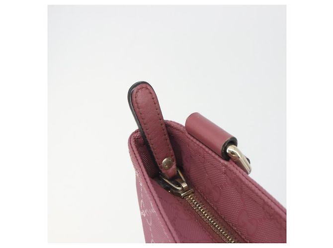 Borsa a tracolla GUCCI GG Implementation PVC Pelle Viola Oro 201446 Auth 198663A Porpora - vista 15