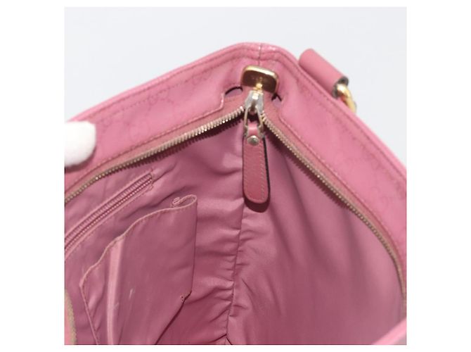 Borsa a tracolla GUCCI GG Implementation PVC Pelle Viola Oro 201446 Auth 198663A Porpora - vista 18