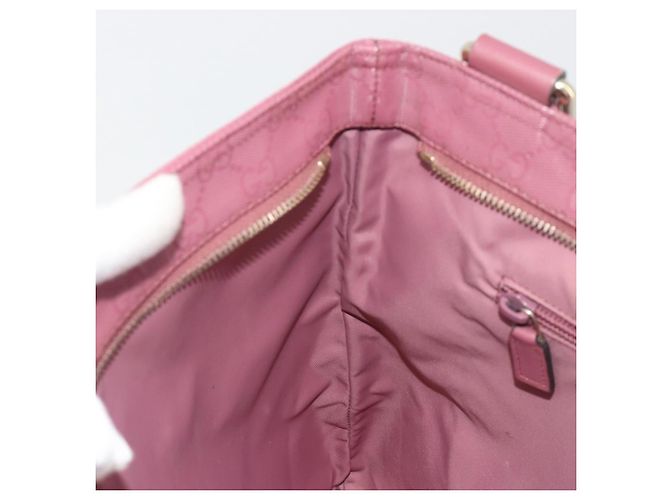 Borsa a tracolla GUCCI GG Implementation PVC Pelle Viola Oro 201446 Auth 198663A Porpora - vista 19