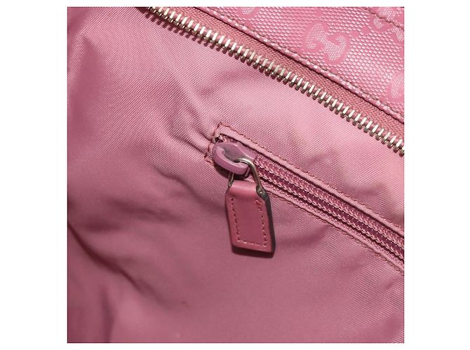 Borsa a tracolla GUCCI GG Implementation PVC Pelle Viola Oro 201446 Auth 198663A Porpora - vista 20