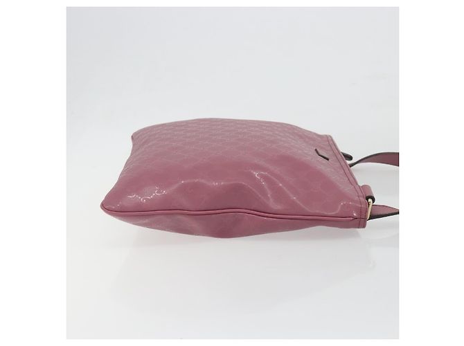 Borsa a tracolla GUCCI GG Implementation PVC Pelle Viola Oro 201446 Auth 198663A Porpora - vista 4