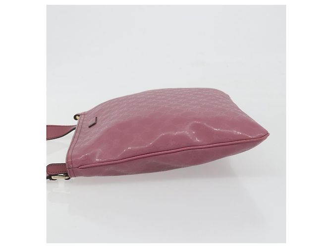 Borsa a tracolla GUCCI GG Implementation PVC Pelle Viola Oro 201446 Auth 198663A Porpora - vista 5
