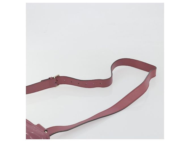 Borsa a tracolla GUCCI GG Implementation PVC Pelle Viola Oro 201446 Auth 198663A Porpora - vista 8