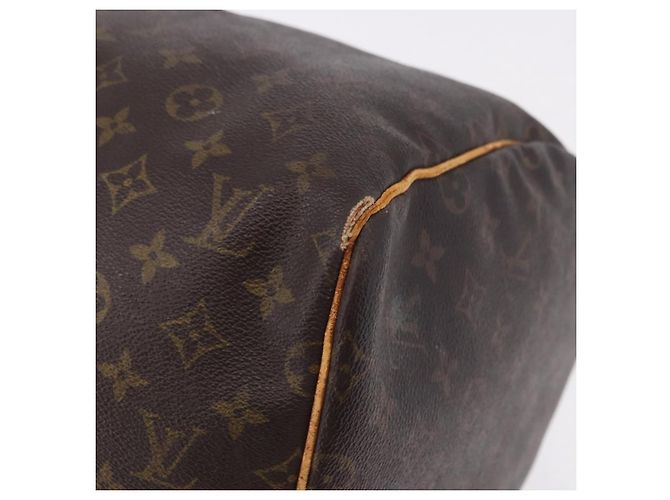 LOUIS VUITTON Monogram Keepall 55 Boston Bag M41424 LV Auth 196206 Monogramma - vista 15