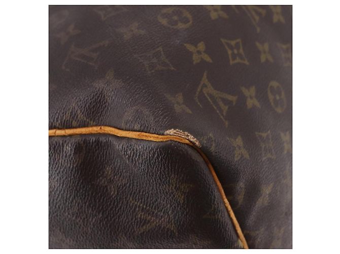 LOUIS VUITTON Monogram Keepall 55 Boston Bag M41424 LV Auth 196206 Monogramma - vista 16