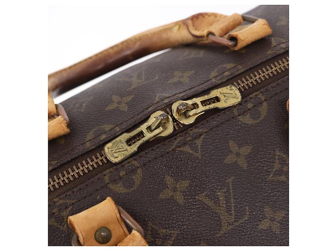 LOUIS VUITTON Monogram Keepall 55 Boston Bag M41424 LV Auth 196206 Monogramma - vista 20