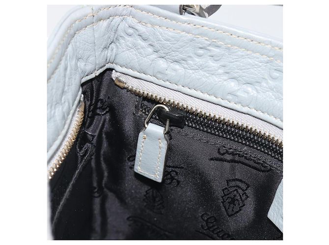Borsa a tracolla GUCCI Guccissima GG Canvas Pelle Grigio Oro 201538 Auth 198273A Marrone D'oro - vista 20
