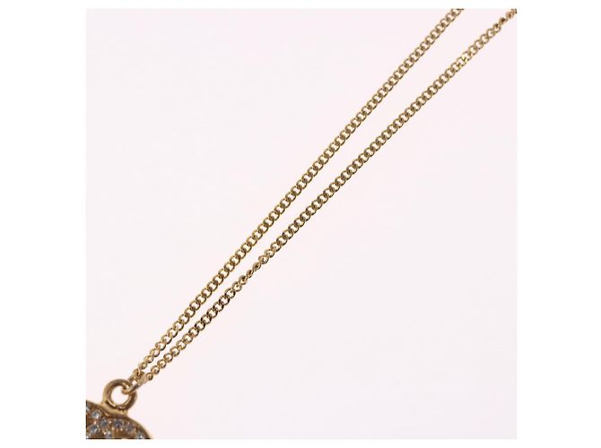 Collana CHANEL COCO Mark metallo tono oro CC Auth 198855V - vista 10