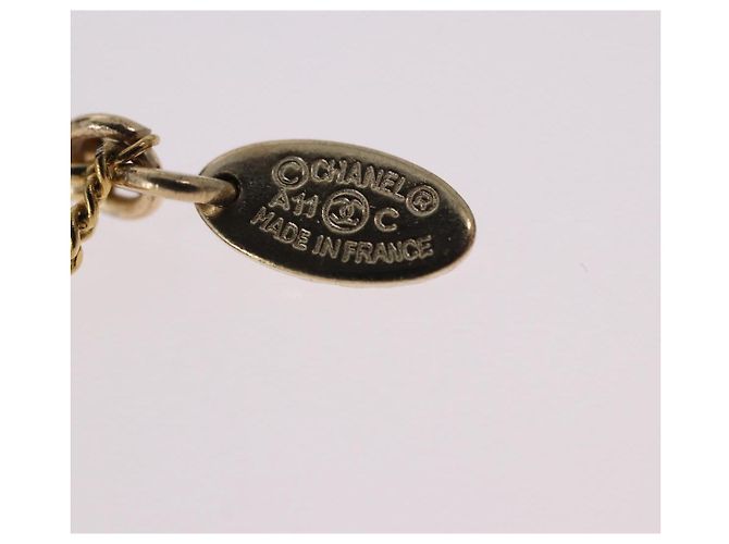Collana CHANEL COCO Mark metallo tono oro CC Auth 198855V - vista 13