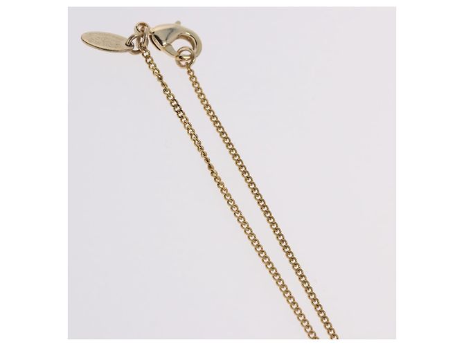 Collana CHANEL COCO Mark metallo tono oro CC Auth 198855V - vista 7