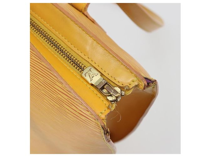 Bolso Shopping LOUIS VUITTON Epi Saint Jacques Yellow M52269 LV Auth ka5781 Amarillo - vista 20