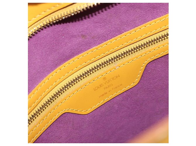 Bolso Shopping LOUIS VUITTON Epi Saint Jacques Yellow M52269 LV Auth ka5781 Amarillo - vista 21